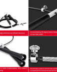 Crossfit Speed Jumping Rope Steel Wire Durable Fast Jump